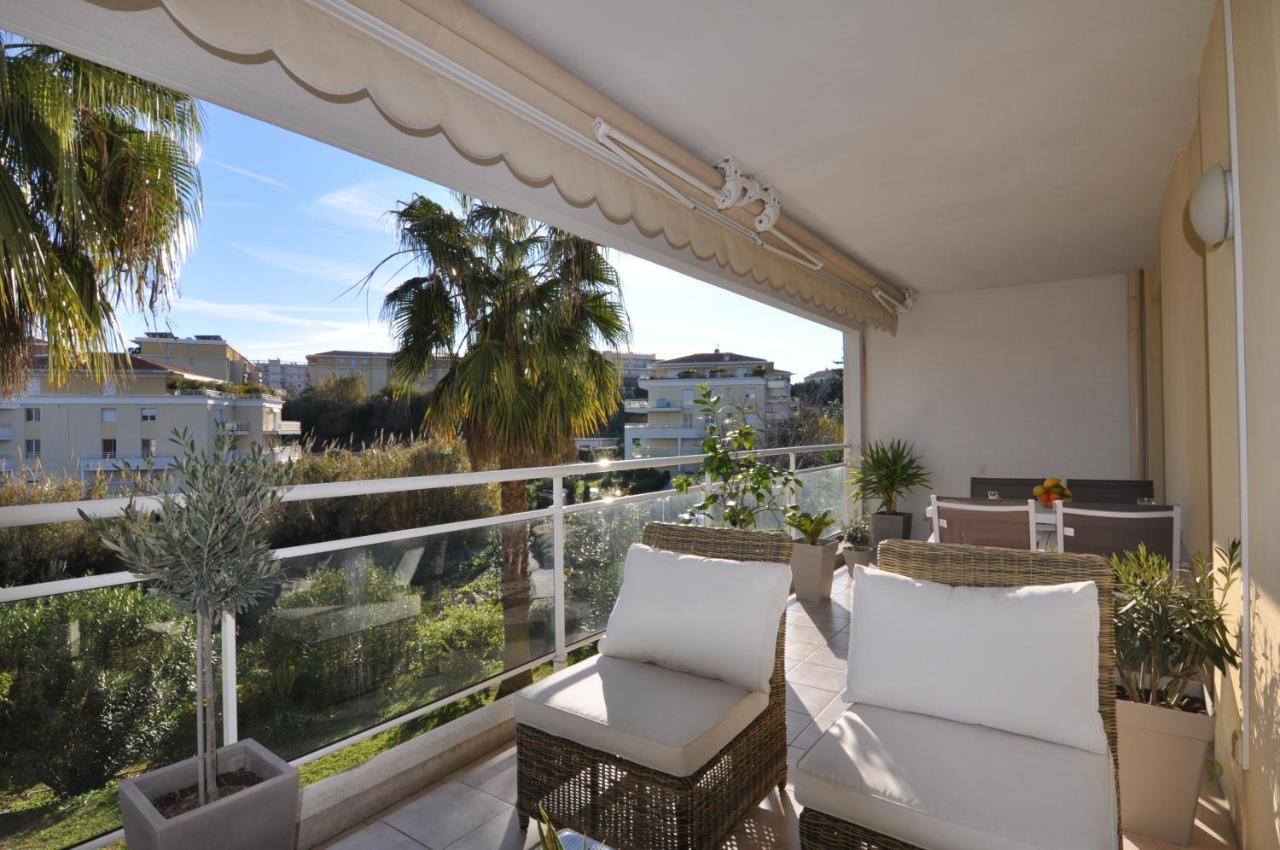 Elegant One-Bedroom Apartment With Swimming Pool - Stayinantibes - Le Vallon Eksteriør bilde